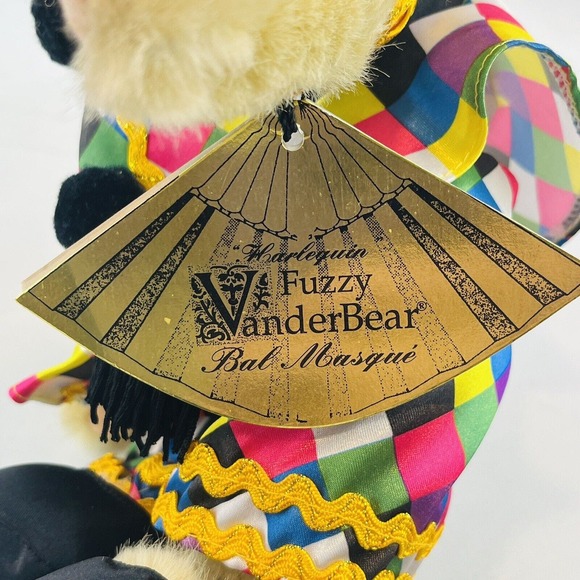 Bal Masque Fuzzy‎ Vanderbear Plush Bear 12" Legendary Party Collection NABCO - Picture 5 of 5